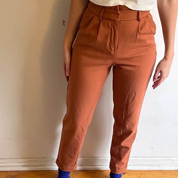 Carrot pant ocher - Picture 4 of 5